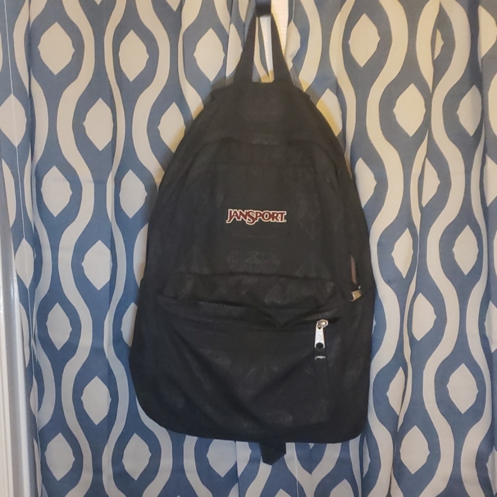 Jansport BLACK DIAMOND backpack with front zipper